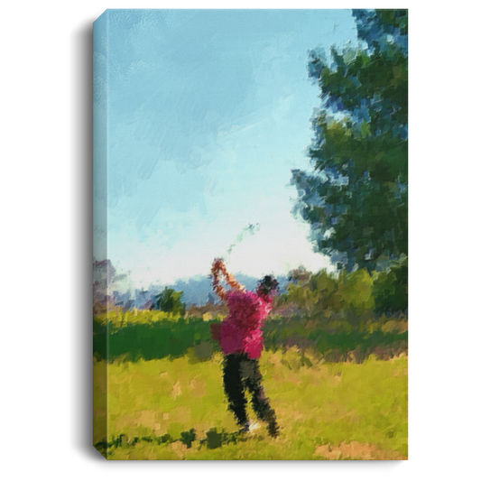 Custom Artwork by Art "Artichoke" Alvarez - Digital Oil Painting - Mountain Meadows Golf Course 2020.