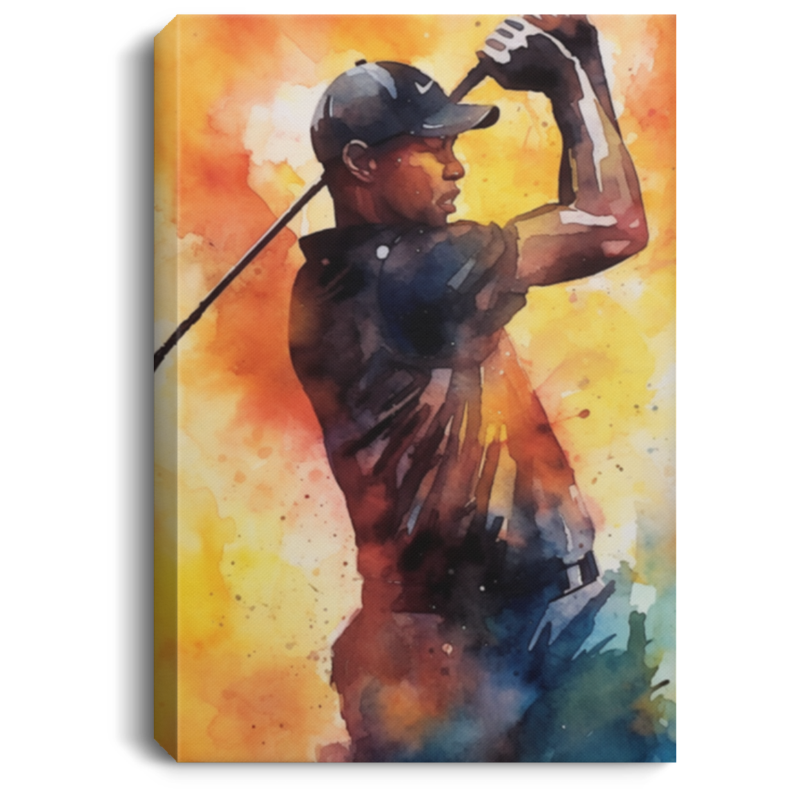 Fan Art of the Goat #11. Portrait Canvas