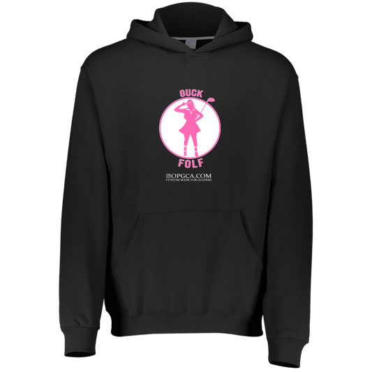 OPG Custom Design #19. GUCK FOLF. Female Edition. Youth Dri-Power Fleece Hoodie