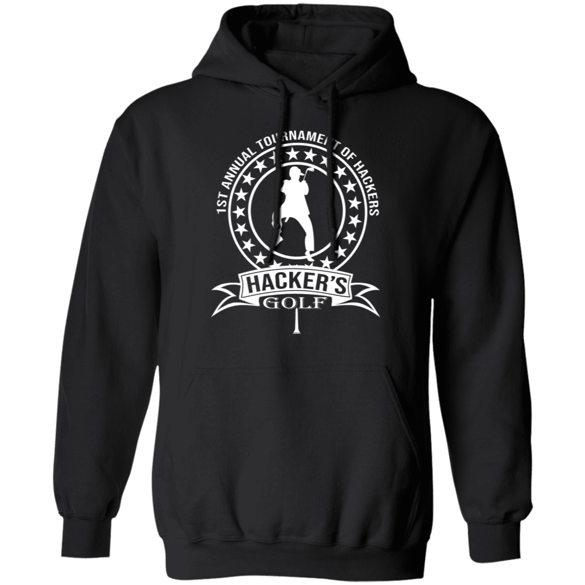 OPG Custom Design #20. 1st Annual Hackers Golf Tournament. Basic Hoodie