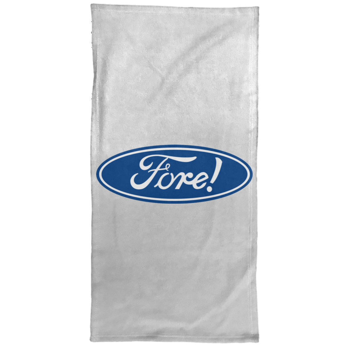 OPG Custom Design #6. Fore!. Ford Logo Parody. Golf.  Hand Towel - 15x30