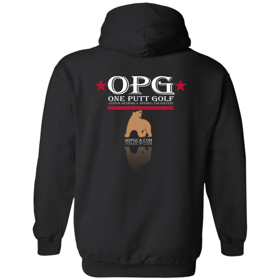 OPG Custom Design #14. Golf California. Zip Up Hooded Sweatshirt