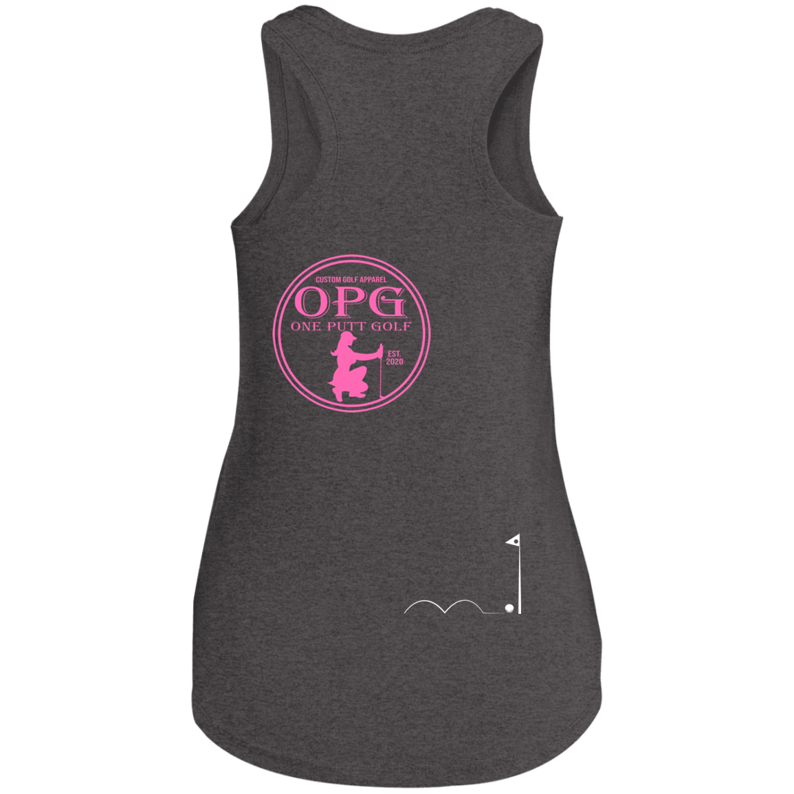 OPG Custom Design #4. I Don't See Noting Wrong With A Little Bump N Run. Ladies' Perfect Tri Racerback Tank