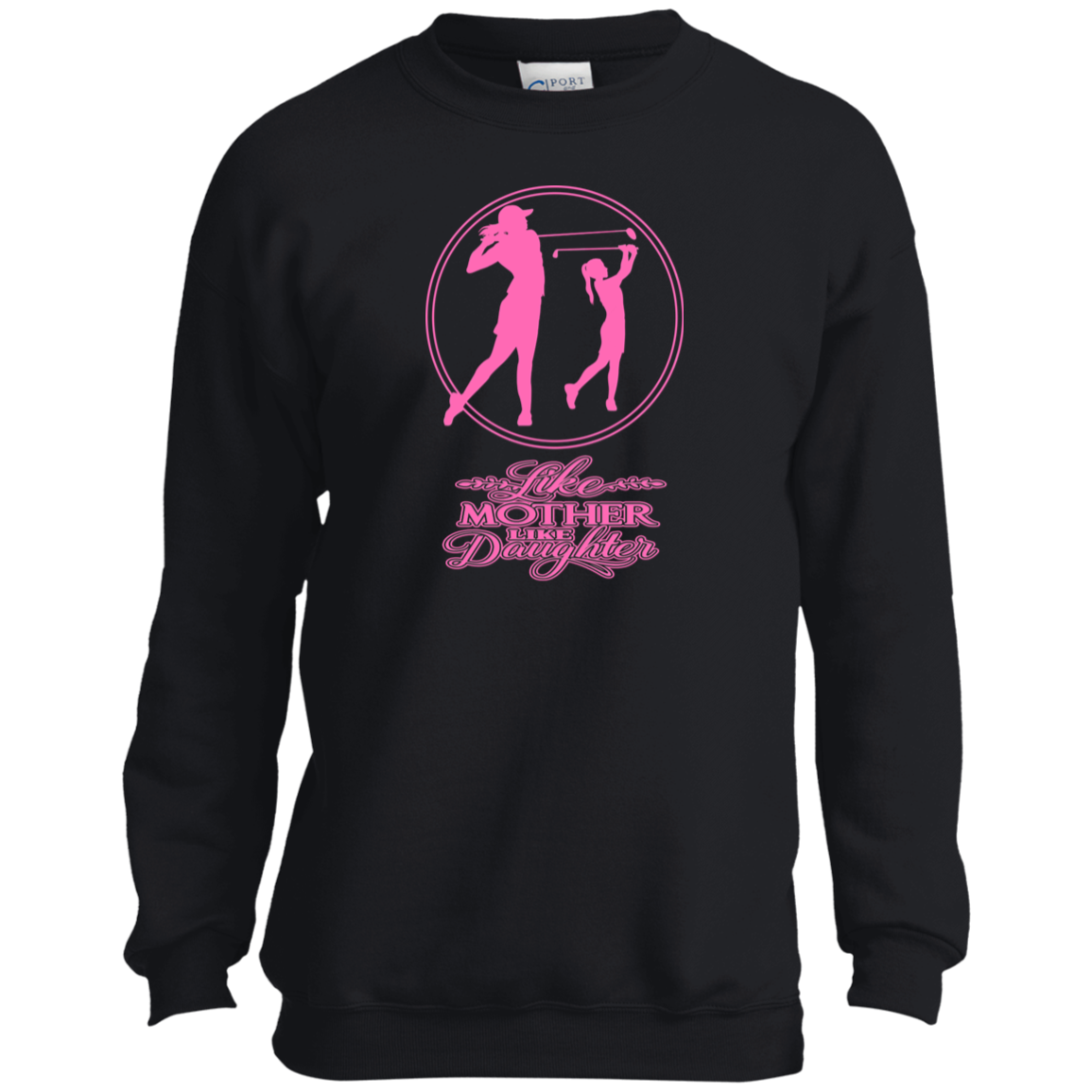 ZZZ#07 OPG Custom Design. Like Mother like Daughter. Youth Crewneck Sweatshirt