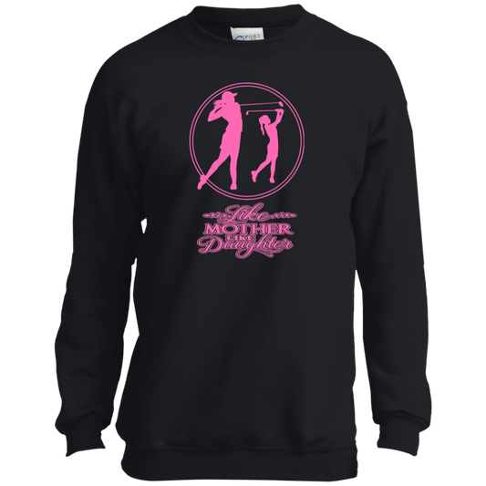 ZZZ#07 OPG Custom Design. Like Mother like Daughter. Youth Crewneck Sweatshirt