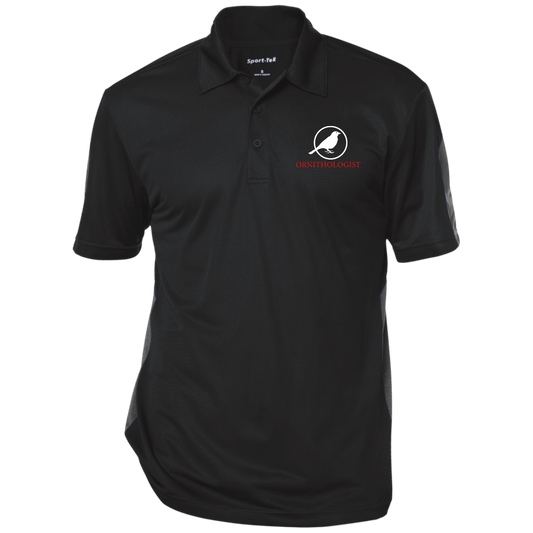 OPG Custom Design # 24. Ornithologist. A person who studies or is an expert on birds. Performance Textured Three-Button Polo