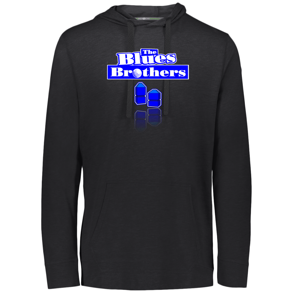 OPG Custom Design #3. Blue Tees Blues Brothers Fan Art. Eco Triblend T-Shirt Hoodie