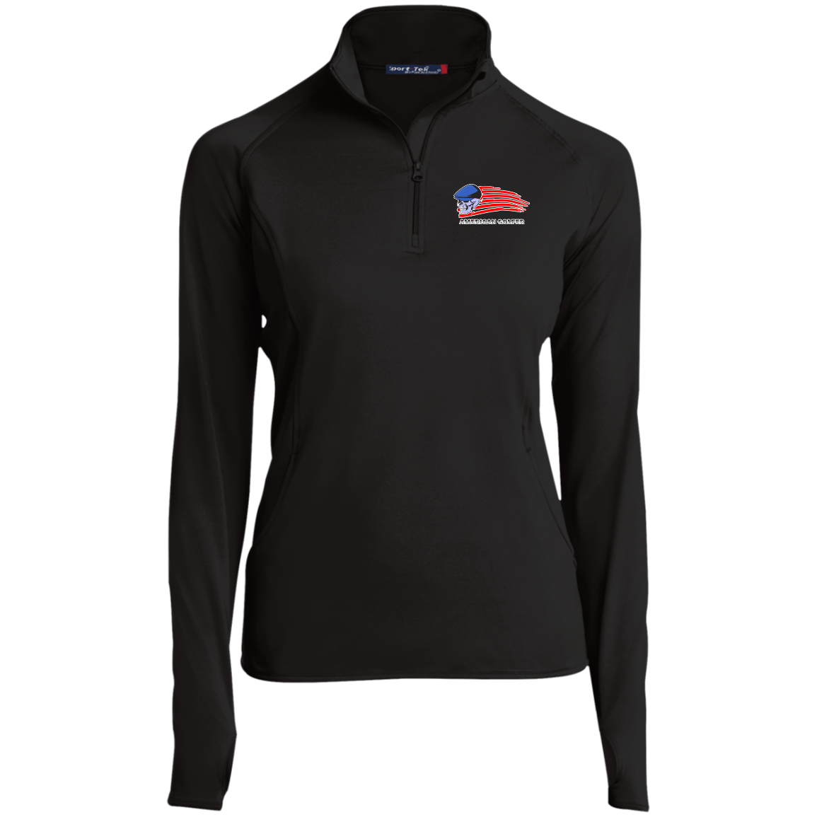 OPG Custom Design #12. Golf America. Male Edition. Ladies' 1/2 Zip Performance Pullover