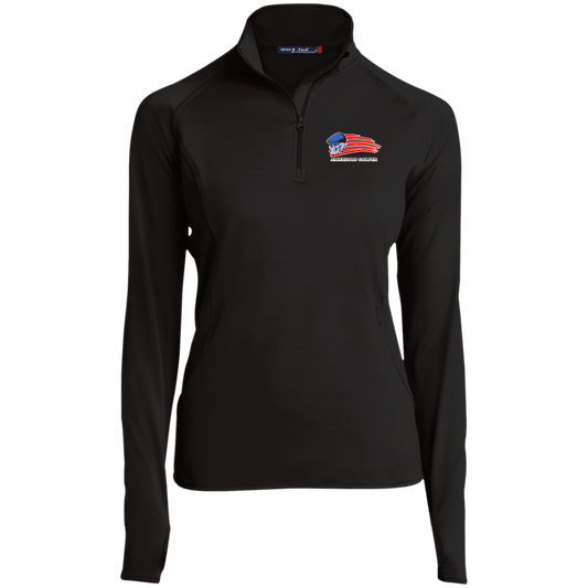 OPG Custom Design #12. Golf America. Male Edition. Ladies' 1/2 Zip Performance Pullover