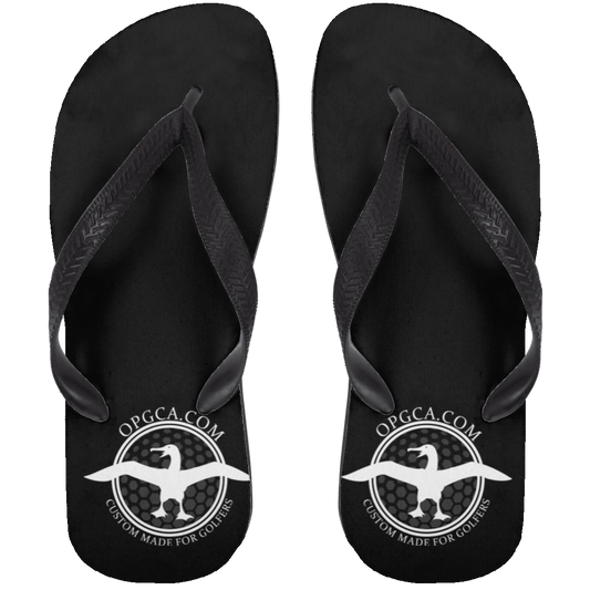 OPG Custom Artwork #1. Albatross. It's a golf thing. Adult Flip Flops