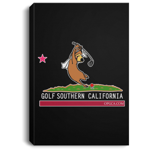 OPG Custom Design #15. Golf California Part 2 Fan Art. Portrait Canvas .75in Frame