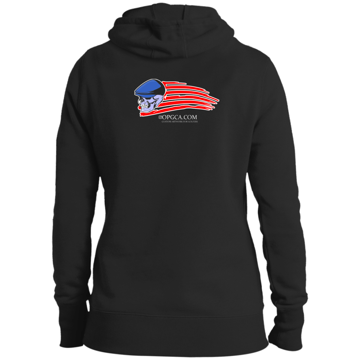 OPG Custom Design #12. Golf America. Male Edition. Ladies' Pullover Hooded Sweatshirt