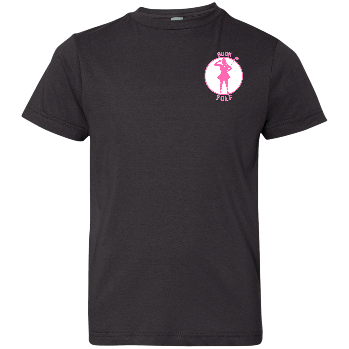 OPG Custom Design #19. GUCK FOLF. Female Edition. Youth Jersey T-Shirt