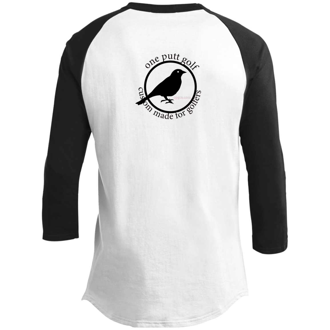 OPG Custom Design # 24. Ornithologist. A person who studies or is an expert on birds. 3/4 Raglan Sleeve Shirt 100% Ringspun Combed Cotton