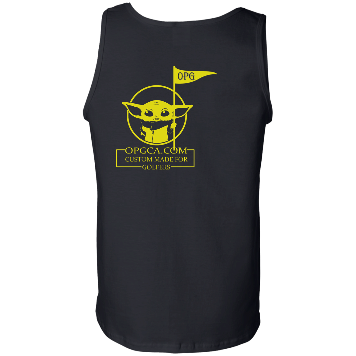 OPG Custom Design #21. May the course be with you. Parody / Fan Art. 6 oz 100% Cotton Tank Top