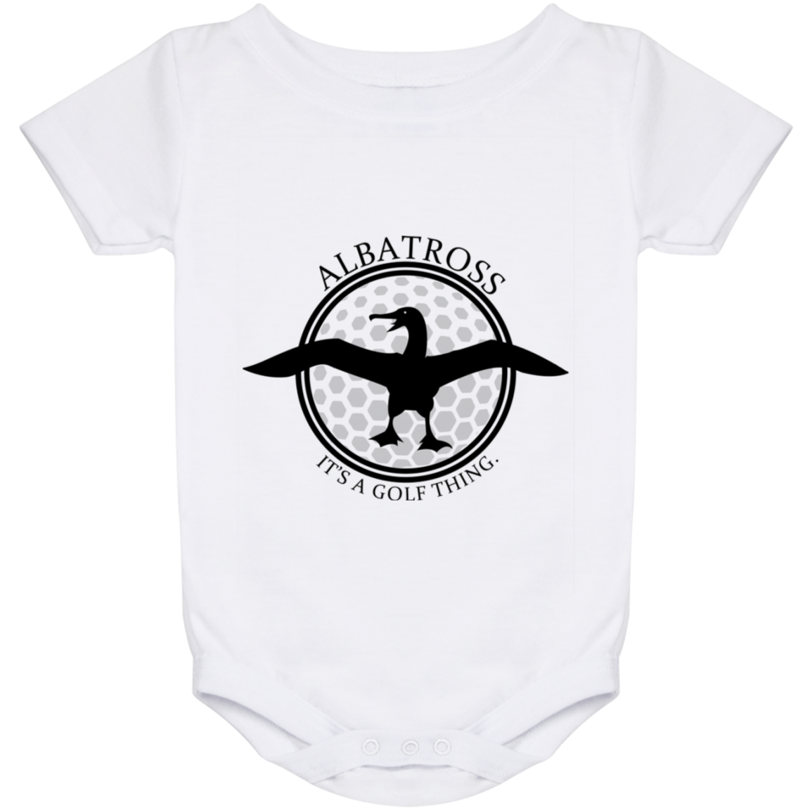 OPG Custom Artwork #1. Albatross. It's a golf thing. Baby Onesie 24 Month