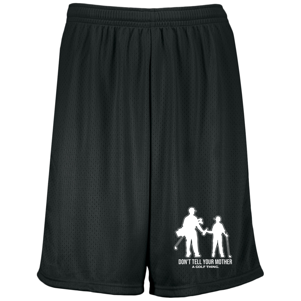 OPG Custom Design #7. Father and Son's First Beer. Don't Tell Your Mother. Moisture-Wicking 9 inch Inseam Mesh Shorts