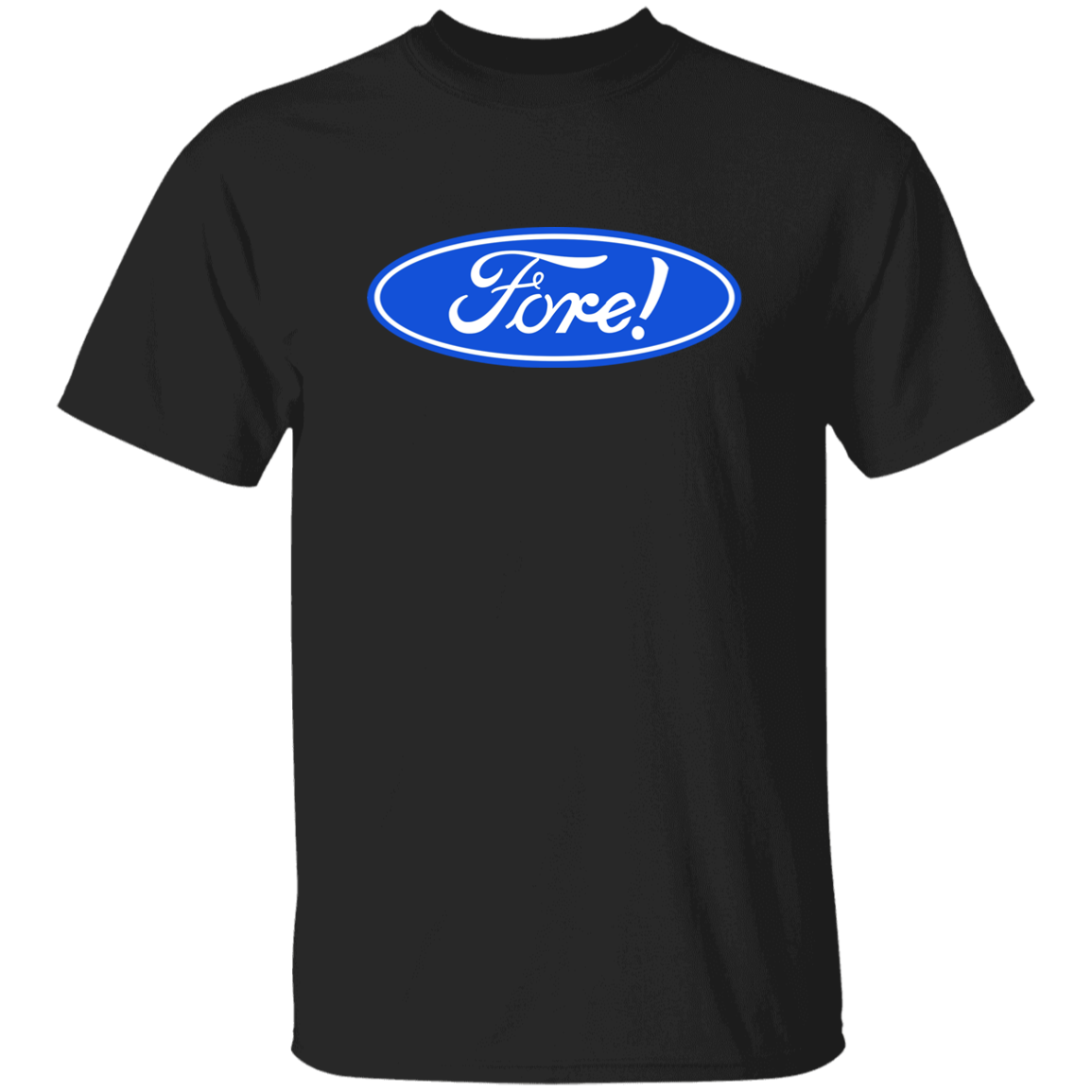 OPG Custom Design #11. Fore! Ford Parody. Youth 100% Cotton T-Shirt