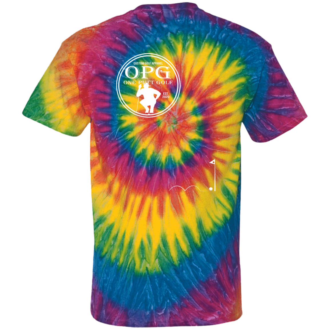 OPG Custom Design #4. I Don't See Noting Wrong With A Little Bump N Run. 100% Cotton Tie Dye T-Shirt