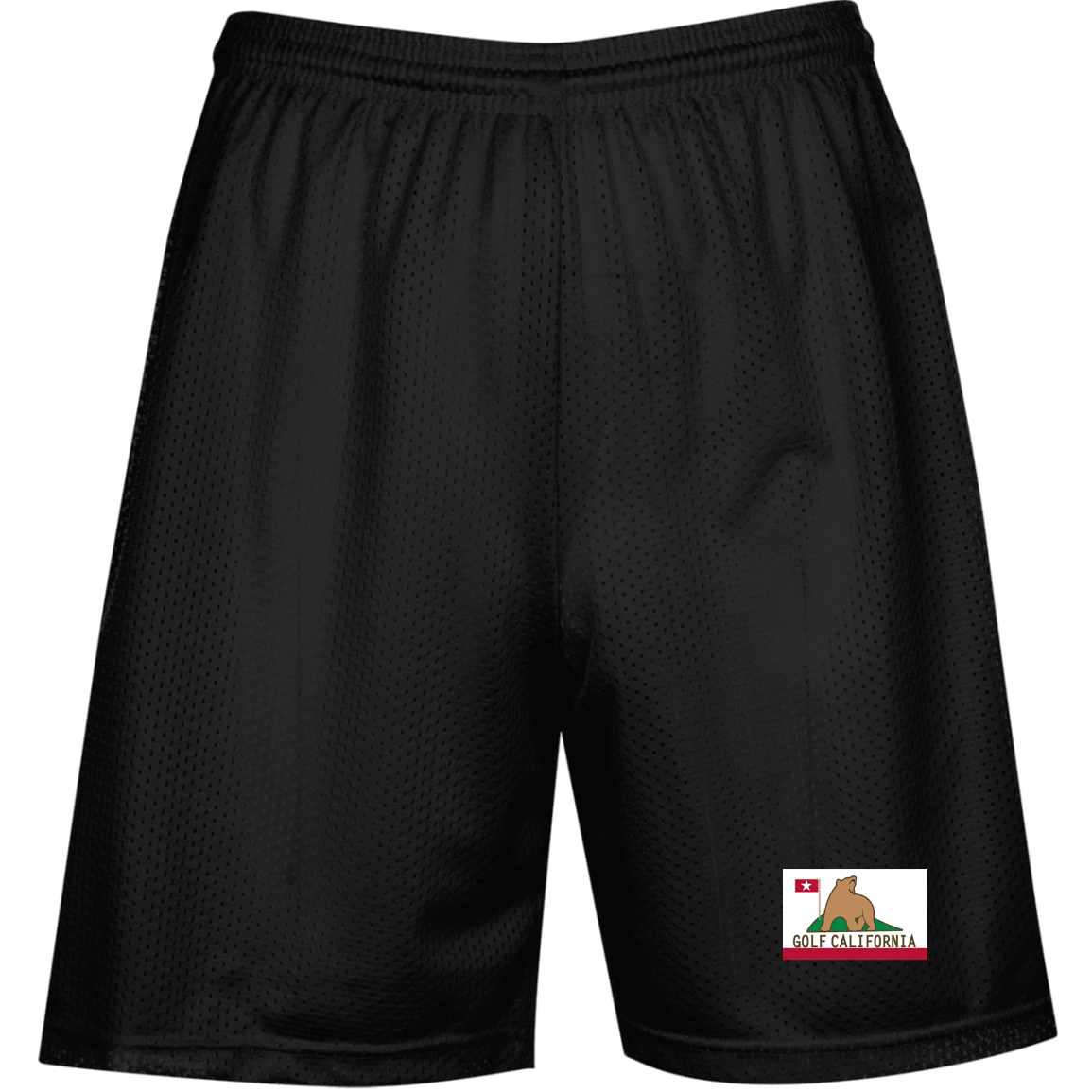 OPG Custom Design #14. Golf California. Double layer 100% Polyester Mesh Performance Mesh Shorts