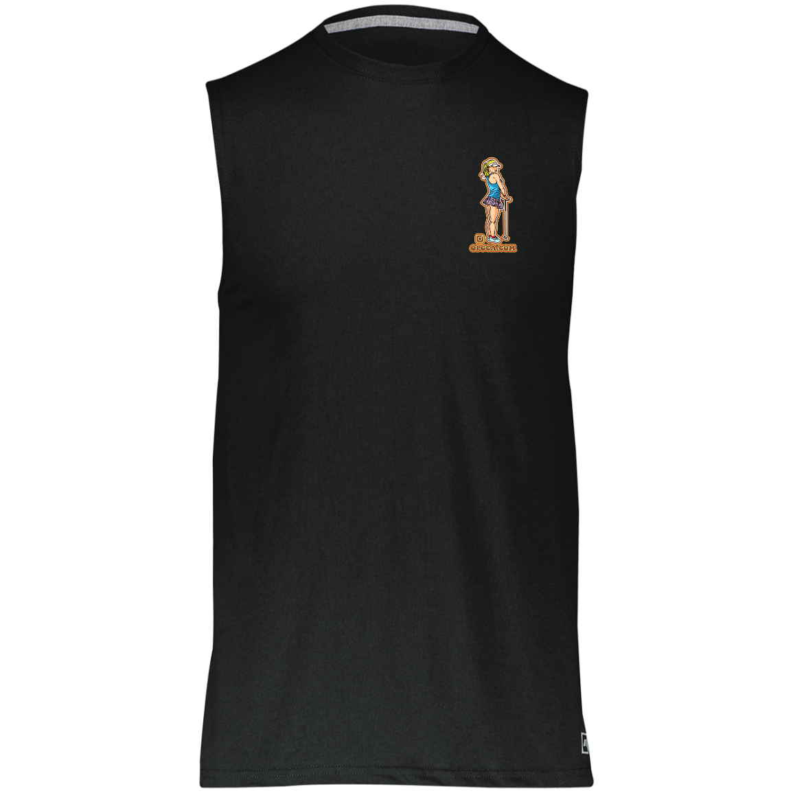 OPG Custom Design #28. Drive it. Chip it. One Putt golf it. Essential Dri-Power Sleeveless Muscle Tee