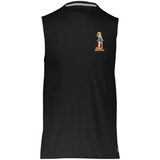 OPG Custom Design #28. Drive it. Chip it. One Putt golf it. Essential Dri-Power Sleeveless Muscle Tee