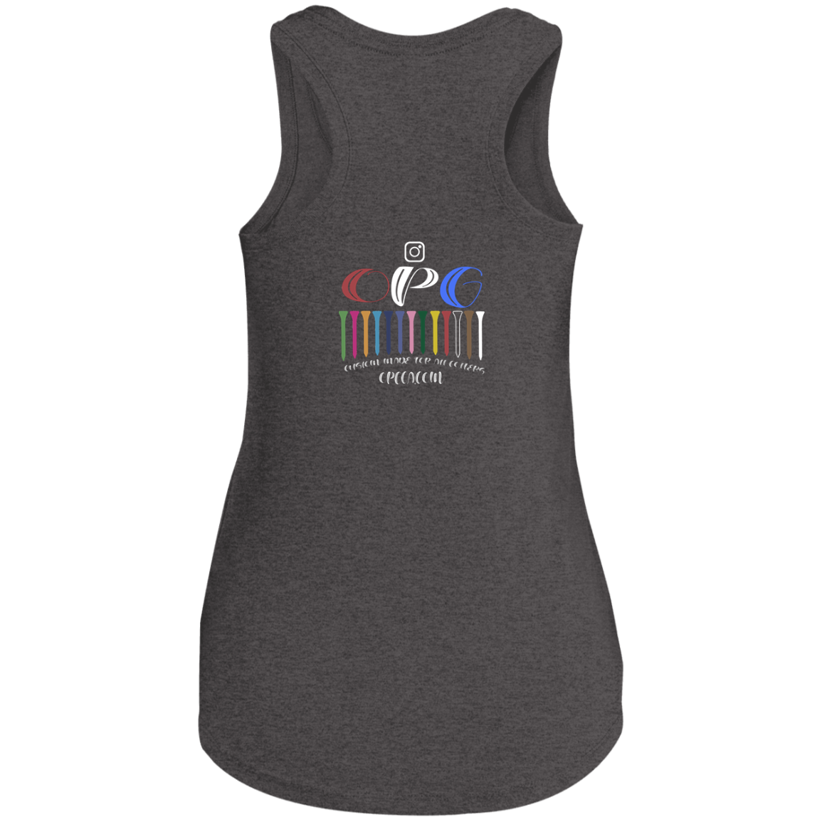 ZZZ#06 OPG Custom Design. DRIVER-SITEE & INCLUSION. Ladies' Perfect Tri Racerback Tank