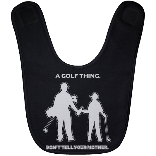 OPG Custom Design #7. Father and Son's First Beer. Don't Tell Your Mother. Baby Bib