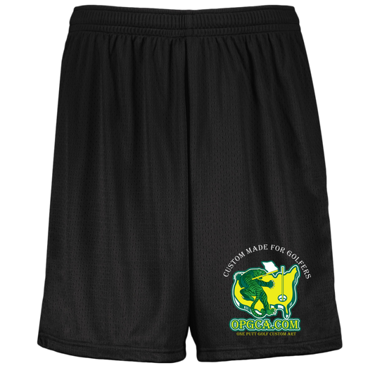 ZZZ#26 OPG Custom Designs. Tiger's Back. Youth Moisture-Wicking Mesh Shorts