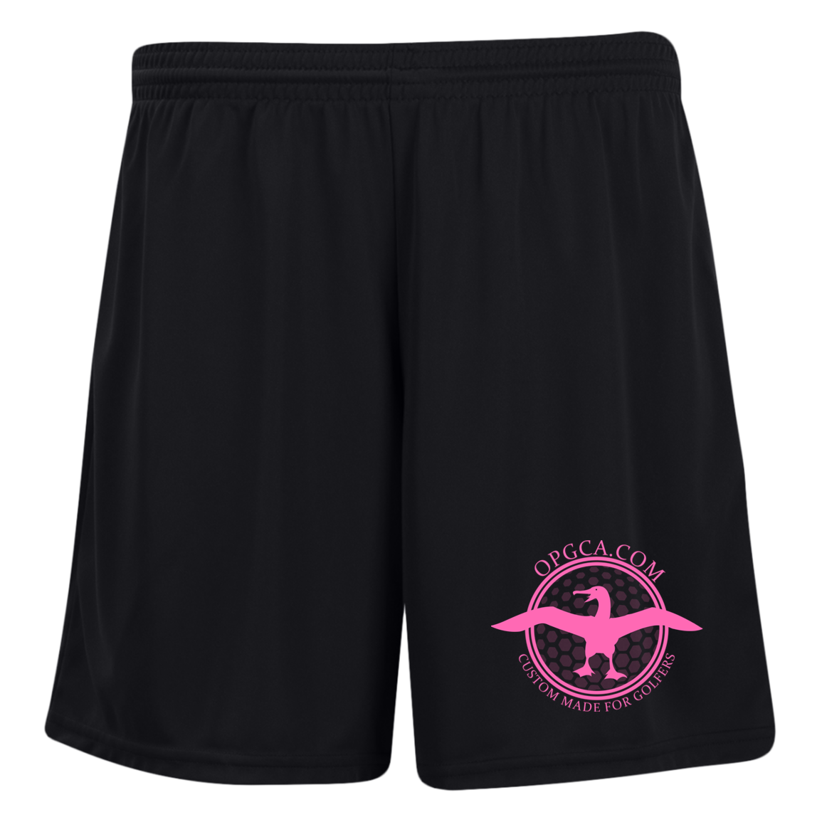 OPG Custom Artwork #1. Albatross. It's a golf thing. Ladies' Moisture-Wicking 7 inch Inseam Training Shorts