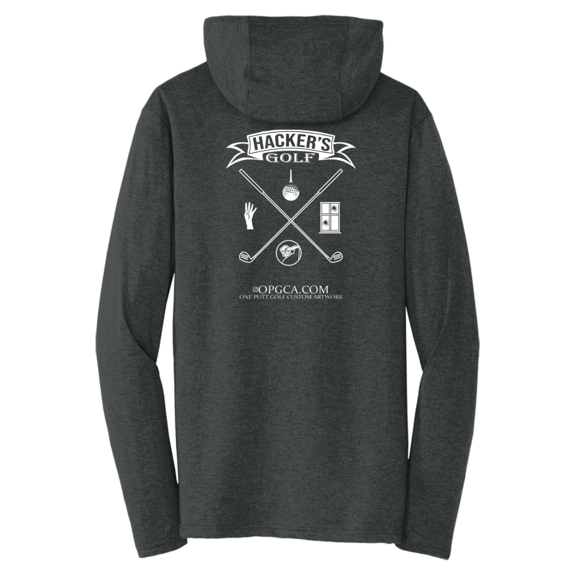 OPG Custom Design #20. 1st Annual Hackers Golf Tournament. Triblend T-Shirt Hoodie