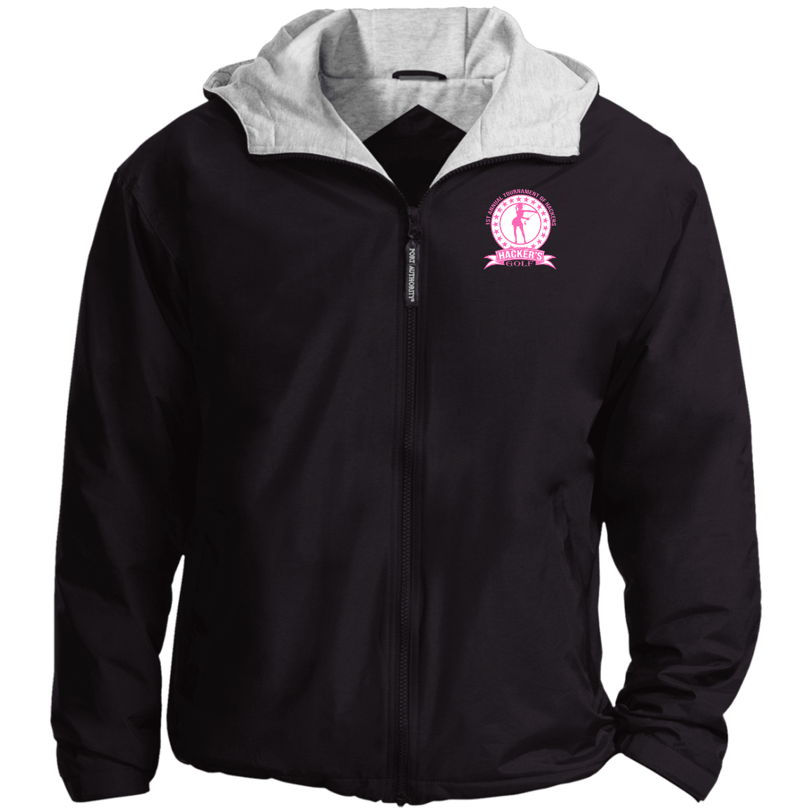 ZZZ#20 OPG Custom Design. 1st Annual Hackers Golf Tournament. Ladies Edition. Team Jacket