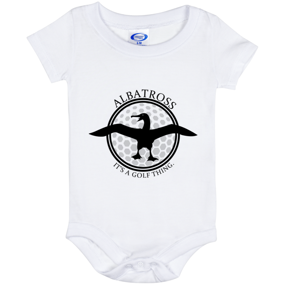 OPG Custom Artwork #1. Albatross. It's a golf thing. Baby Onesie 6 Month