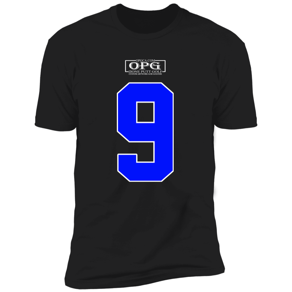 OPG Custom Design #17. Back 9. 100% Ring Spun Combed CottonT-Shirt