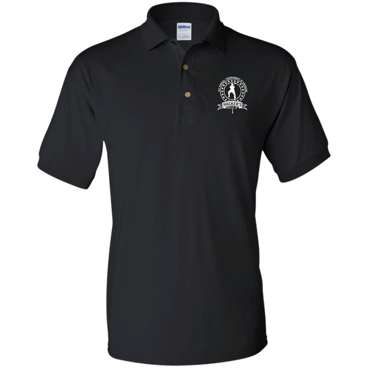 OPG Custom Design #20. 1st Annual Hackers Golf Tournament. Jersey Polo Shirt