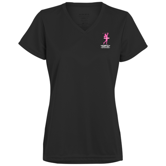 OPG Custom Design #16. Get My Nine. Female Version. Ladies’ 100% polyester V-Neck Tee