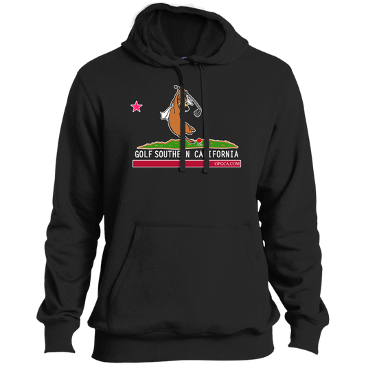 OPG Custom Design #15. Golf Southern California with Yogi Bear Fan Art. Tall Pullover Hoodie