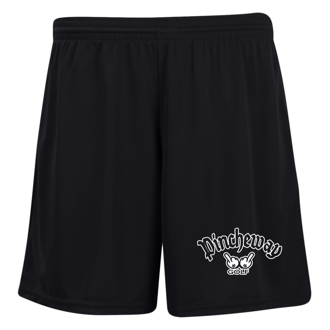 ZZZ#27 OPG Custom Design. Pincheway. Ladies' Moisture-Wicking 7 inch Inseam Training Shorts