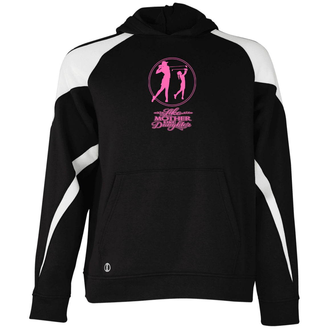 ZZZ#07 OPG Custom Design. Like Mother like Daughter. Youth Athletic Colorblock Fleece Hoodie