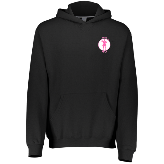 OPG Custom Design #19. GUCK FOLF. Female Edition. Youth Dri-Power Fleece Hoodie