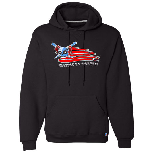 OPG Custom Design #12. American Golfer. Female Edition. Dri-Power Fleece Pullover Hoodie