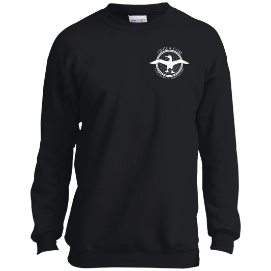 OPG Custom Artwork #1. Albatross. It's a golf thing. Youth Crewneck Sweatshirt