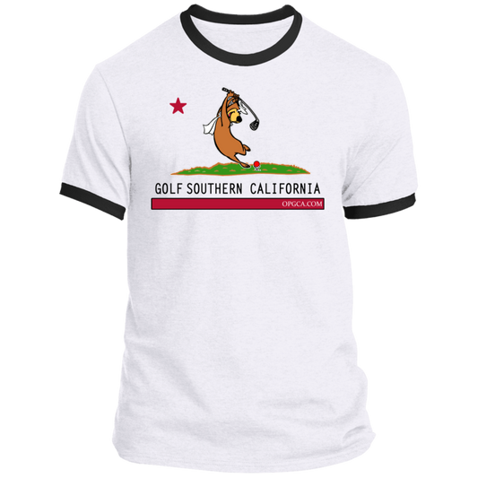 OPG Custom Design #15. Golf Southern California with Yogi Bear Fan Art. Ringer Tee