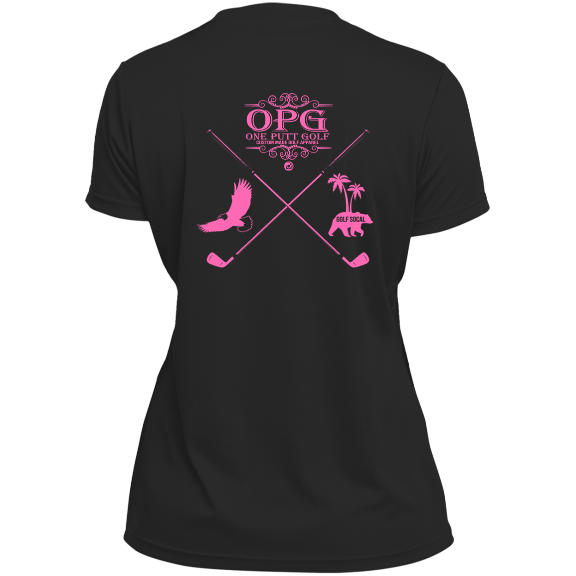 OPG Custom Design #8. Drive. Ladies’ 100% polyester V-Neck Tee