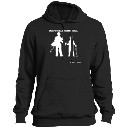 OPG Custom Design #7. Father and Son's First Beer. Don't Tell Your Mother. Tall Pullover Hoodie