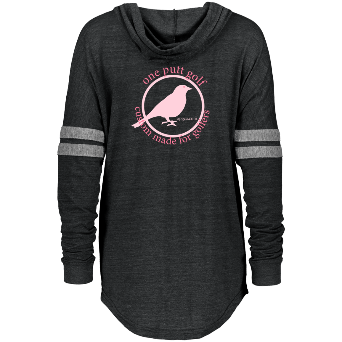 OPG Custom Design # 24. Ornithologist. A person who studies or is an expert on birds. Ladies Hooded Low Key Pullover