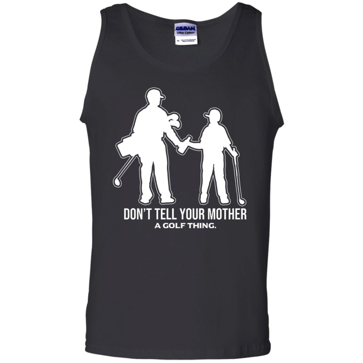 OPG Custom Design #7. Father and Son's First Beer. Don't Tell Your Mother. 6 oz. 100% Cotton Tank Top