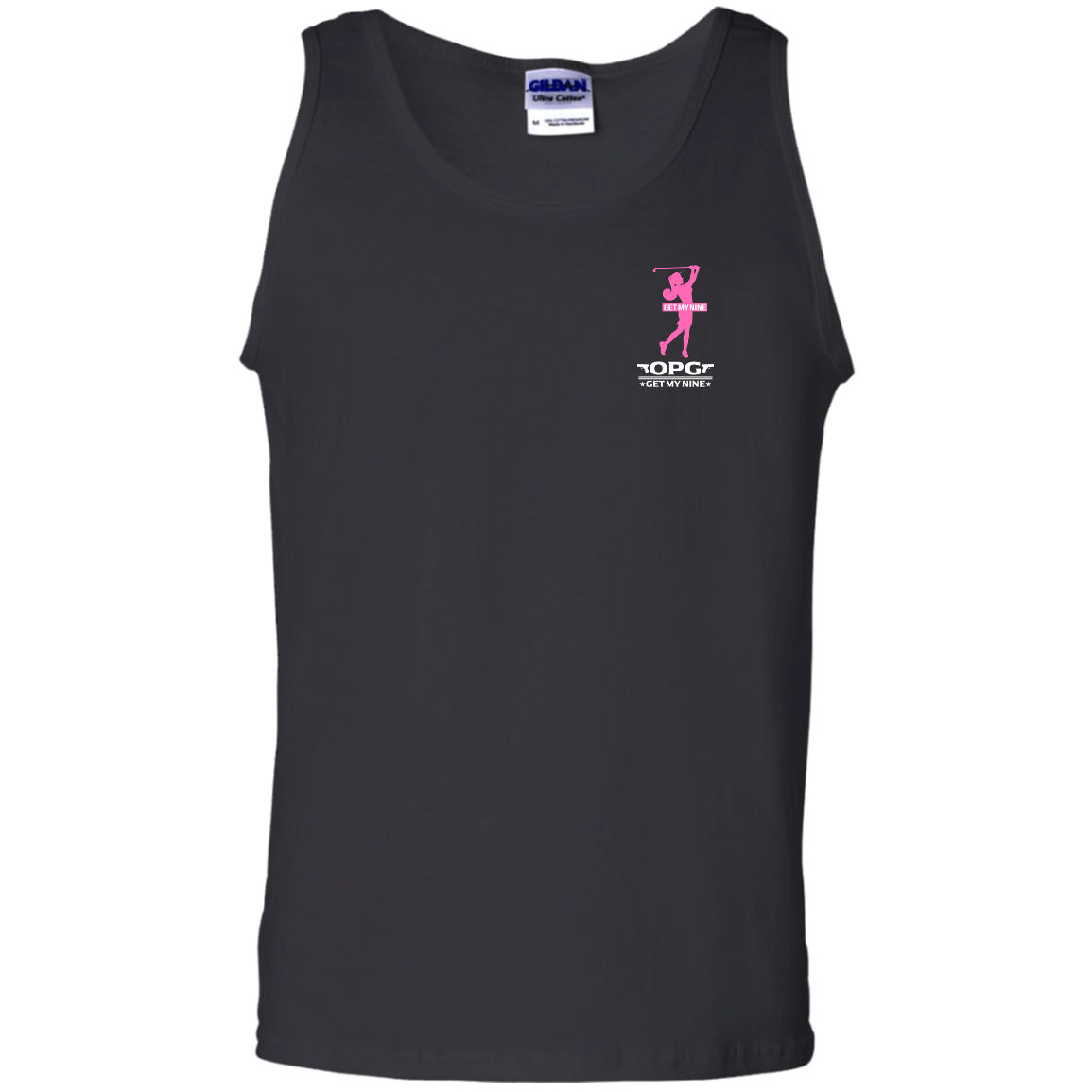 OPG Custom Design #16. Get My Nine. Female Version. 6 oz 100% Cotton Tank Top