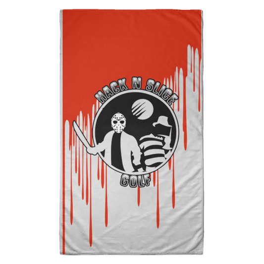 OPG Custom Design #23. Hack N Slice Golf. Freddy and Jason Fan Art. Towel - 35x60