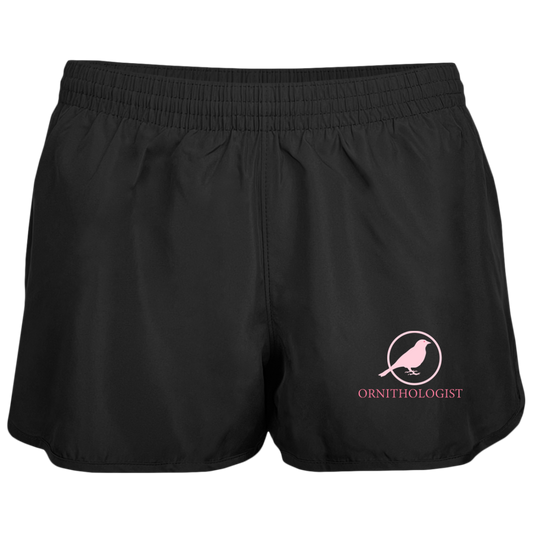 OPG Custom Design # 24. Ornithologist. A person who studies or is an expert on birds. Ladies' Wayfarer Running Shorts